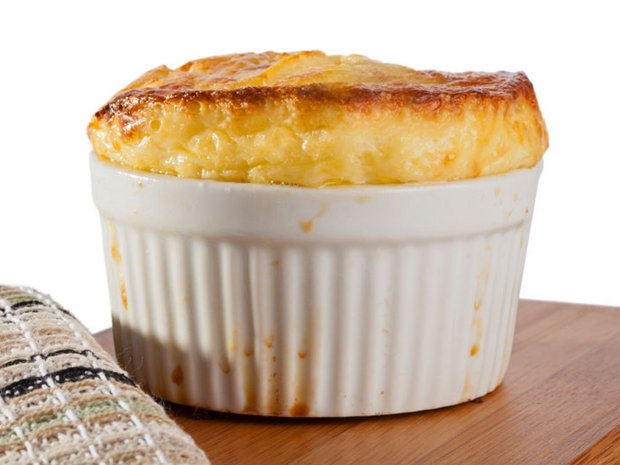 Soufflé with Fromage Blanc and Chives