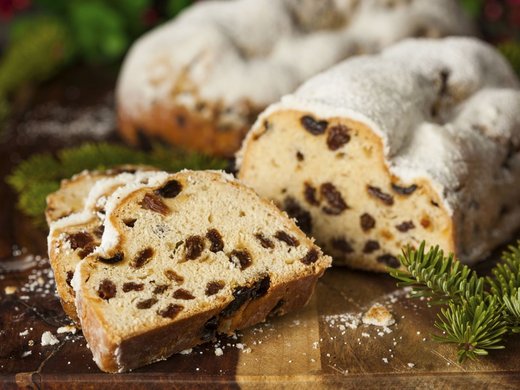 Butter stollen cake
