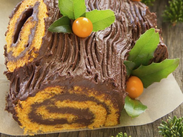 Chocolate log