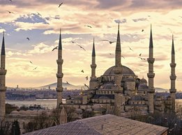 Hagia Sophia in sunset