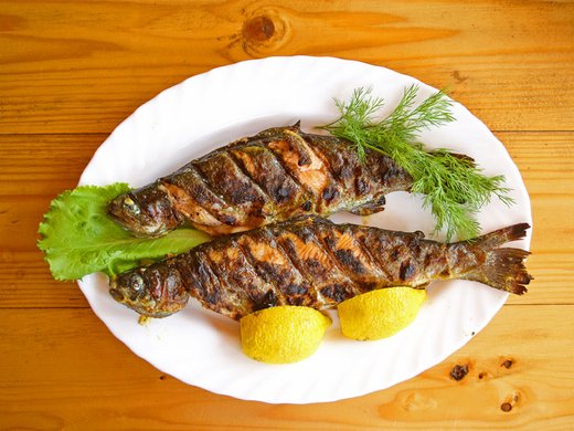 Christmas trout