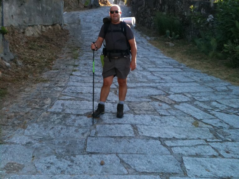 [Translate to South Africa English:] Patient on his way to the Camino de Santiago route