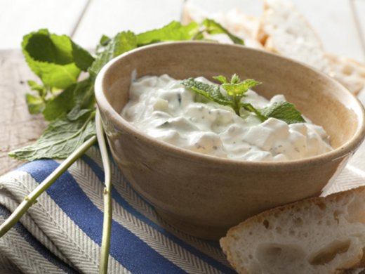 Ramson/wild garlic tzatziki