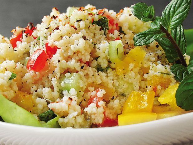 Summer bulgur salad