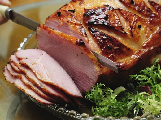Ham with honey glaze