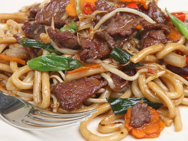 Sautéed Beef with Snow Peas