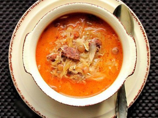 Sauerkraut soup
