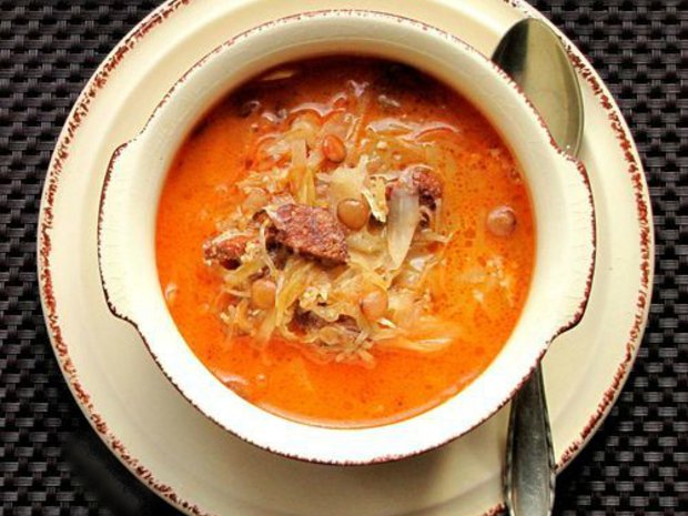 Sauerkraut soup