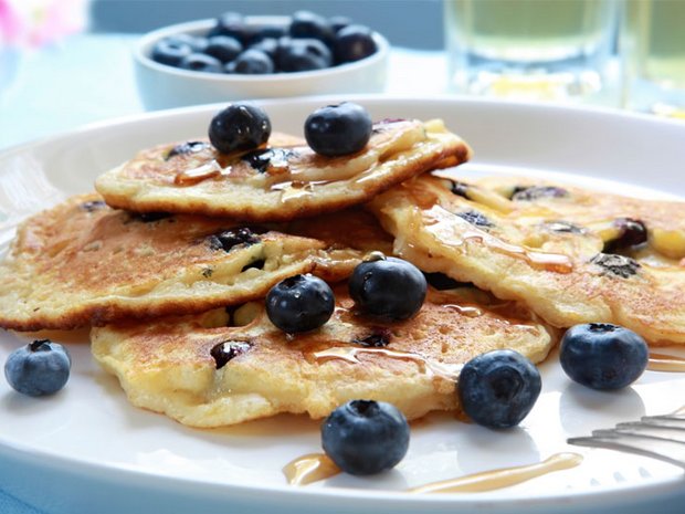 Blueberry pancake
